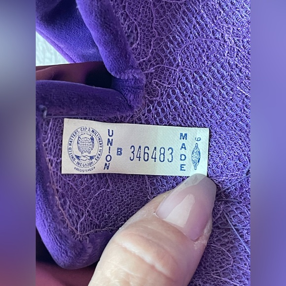 Vintage pink purple fascinator adjustable headband 1950’s rockabilly - Picture 7 of 9